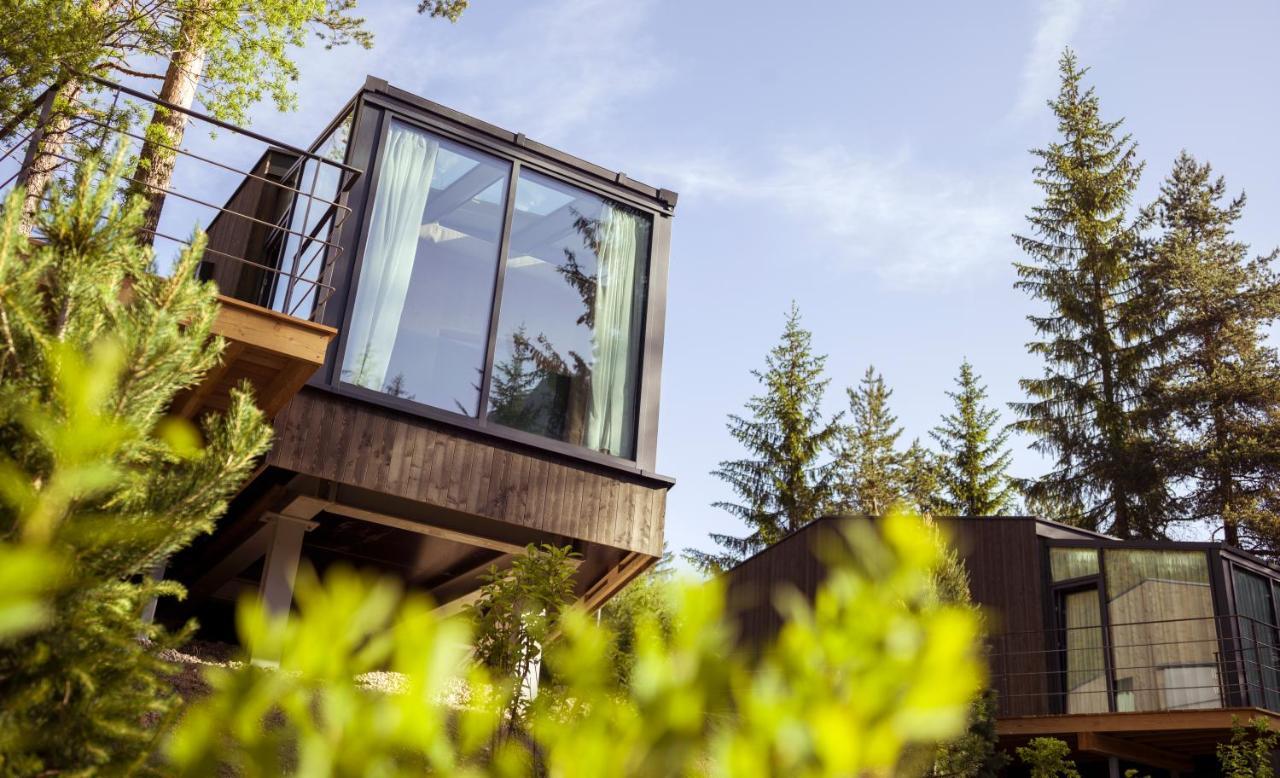 Skyview Chalets Am Camping Toblacher See Exterior foto